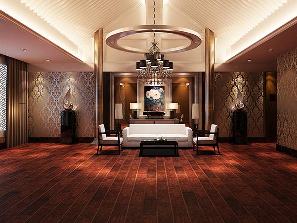 美（měi）國芝加（jiā）哥川普大廈實木地板案例